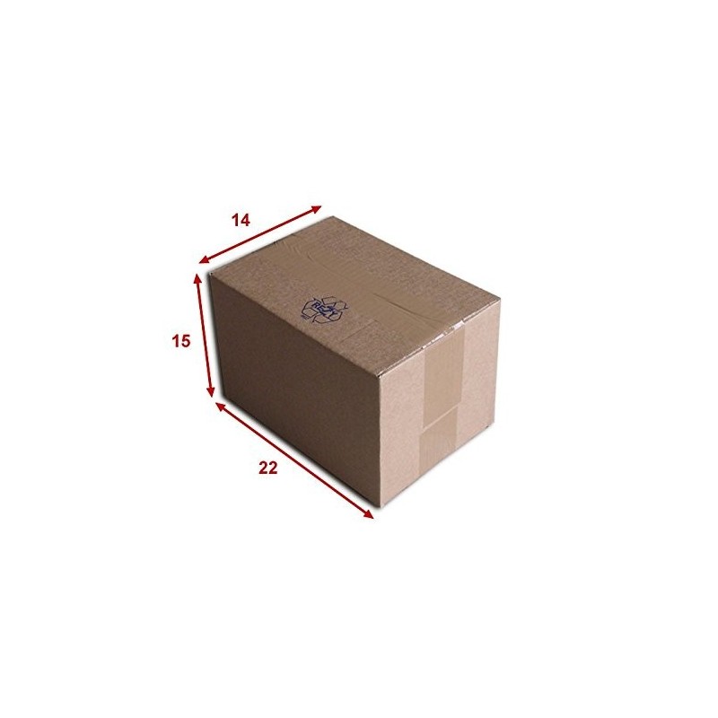 simple cannelure 25 boîtes emballages cartons  n° 16-220x150x140 mm 