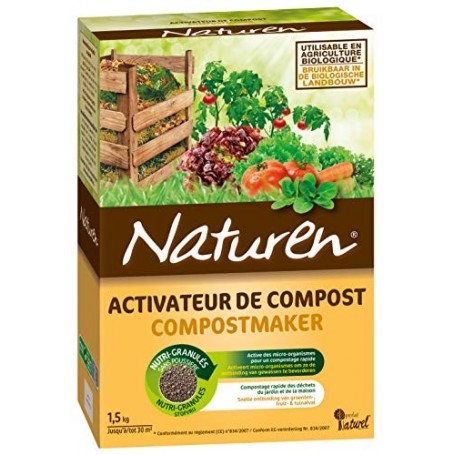 Naturen Activateur de Compost Biologique Enrichi en Azote - 1,5 kg NAT-ACTCOMP