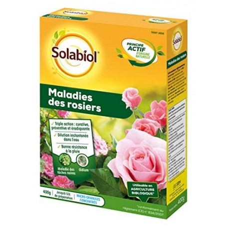 Solabiol SOTHIO400 Maladies des Rosiers 400g / 50L de Solution, Fongicide