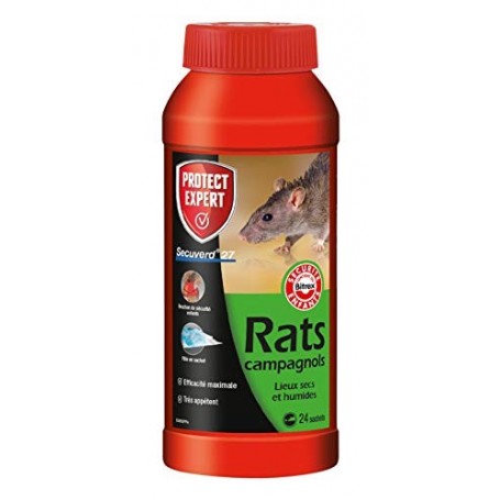 CAUSSADE Protect Expert Racpat240 Pâtes pour Rats/Campagnols 24 Pièces